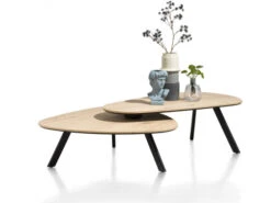 Salontafel LIVADA - Natural Lacquered Hout