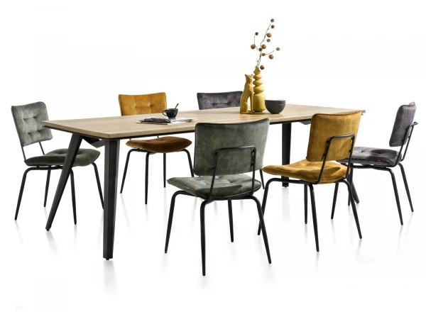 Eetkamerstoel MANOU - Antraciet Grijs 5 Eetkamerstoel MANOU - Antraciet Grijs - Afbeelding 5