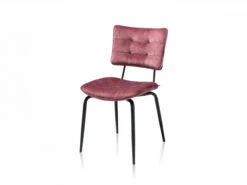 Eetkamerstoel MANOU - Burgundy Red Rood