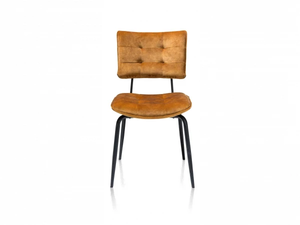 Eetkamerstoel MANOU - Okergeel Geel 2 Eetkamerstoel MANOU - Okergeel Geel - Afbeelding 2