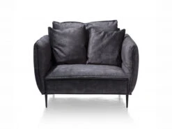 Loveseat MARSEILLE - Karese Antraciet Grijs