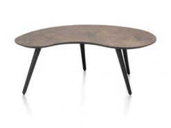 Salontafel MAZE - Niervormig - Roest Bruin