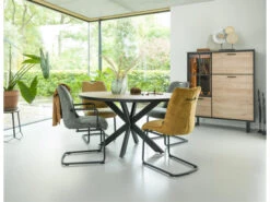 Barstoel MICHIEL Met Swingframe - Lichtgrijs Lichtgrijs -Zuiver || RICHMOND Verkoop henders amp hazel michiel 50735 1