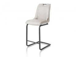 Barstoel MICHIEL Met Swingframe - Lichtgrijs Lichtgrijs