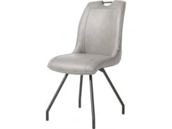 Eetkamerstoel MICHIEL - Lichtgrijs Grijs