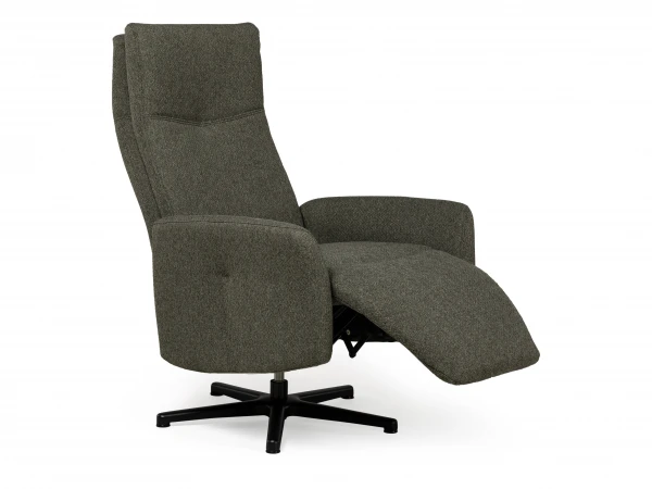 Relaxfauteuil - Standaard Vulling - Standaard Poot - Manuele Bediening Groen 2 Relaxfauteuil - Standaard Vulling - Standaard Poot - Manuele Bediening Groen - Afbeelding 2