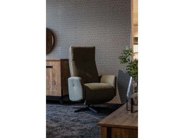 Relaxfauteuil - Standaard Vulling - Standaard Poot - Manuele Bediening Groen 5 Relaxfauteuil - Standaard Vulling - Standaard Poot - Manuele Bediening Groen - Afbeelding 5