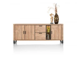 Dressoir PAVAROTTI - Hout/Zwart Hout