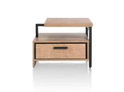 Bijzettafel PAVAROTTI - Hout/Zwart Hout