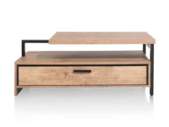 Salontafel PAVAROTTI - Hout/Zwart Hout