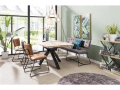 Tafel QUEBEC - Kikarhout/metaal Hout -Zuiver || RICHMOND Verkoop henders amp hazel quebec 25489