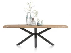 Tafel QUEBEC - Kikarhout/metaal Hout