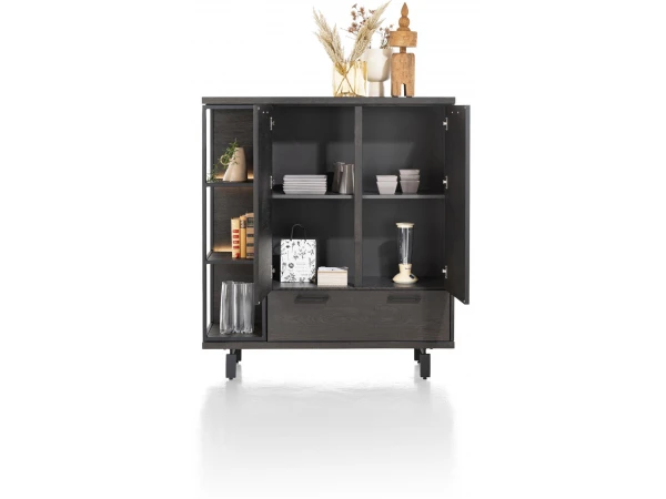 Wandkast RIDGEFIELD - Castle Antracite Grijs 2 Wandkast RIDGEFIELD - Castle Antracite Grijs - Afbeelding 2