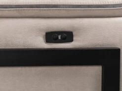 Hoekzetel Met Voetbank TYCAN - Nubucco Charcoal Lichtgrijs -Zuiver || RICHMOND Verkoop henders amp hazel tycan 55305