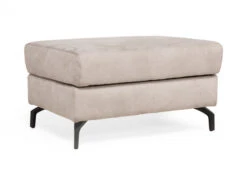 Hoekzetel Met Voetbank TYCAN - Nubucco Charcoal Lichtgrijs -Zuiver || RICHMOND Verkoop henders amp hazel tycan 55307