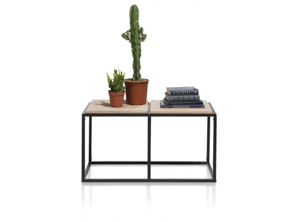 Open Rek VINCENT - Zwart/hout Zwart 4 Open Rek VINCENT - Zwart/hout Zwart - Afbeelding 4