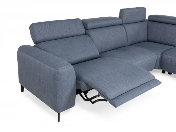 Hoekzetel CUESTO Met Elektrische Relax - Grijsblauw Blauw 3 Hoekzetel CUESTO Met Elektrische Relax - Grijsblauw Blauw - Afbeelding 3
