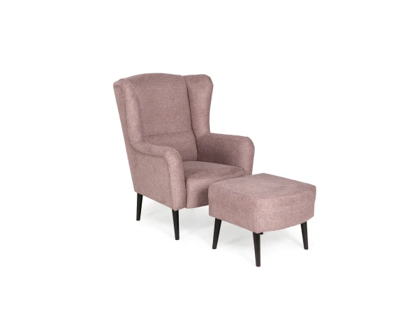 Fauteuil IBIZA - Matana Rosa Roze 1 Fauteuil IBIZA - Matana Rosa Roze