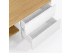 TV-kast ABILEN - Wit/eik Fineer Wit 11 TV-kast ABILEN - Wit/eik Fineer Wit -Zuiver || RICHMOND Verkoop kave home abilen 49279