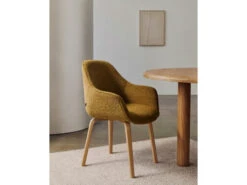 Eetkamerstoel ALELI - Mosterd Schapenvacht Geel -Zuiver || RICHMOND Verkoop kave home aleli 73089