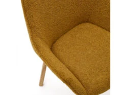 Eetkamerstoel ALELI - Mosterd Schapenvacht Geel -Zuiver || RICHMOND Verkoop kave home aleli 73092