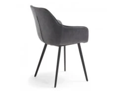 Armstoel AMIRA - Grafiet Grijs Lederlook Grijs 10 Armstoel AMIRA - Grafiet Grijs Lederlook Grijs -Zuiver || RICHMOND Verkoop kave home aminy 31547