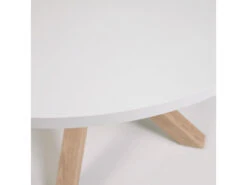 Ronde Tafel ARGO - Wit/houteffect Wit -Zuiver || RICHMOND Verkoop kave home argo 49298