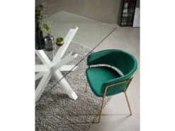 Tafel ARGO - Glas/wit Wit -Zuiver || RICHMOND Verkoop kave home arya 31275