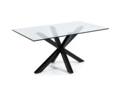 Tafel ARGO - Glas/zwart Zwart