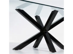 Tafel ARGO - Glas/zwart Zwart -Zuiver || RICHMOND Verkoop kave home arya 31285