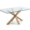 Tafel ARGO - Glas/houtlook Hout