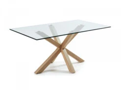 Tafel ARGO - Glas/houtlook Hout