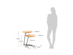 2 Bijzettafels ASHA - Acacia Hout -Zuiver || RICHMOND Verkoop kave home asha 32159