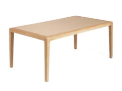 Rechthoekige Tafel BETTER - Polybeton/Massief Acaciahout Hout