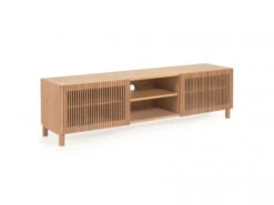 TV-meubel BEYLA - Massief Eikenhout Hout