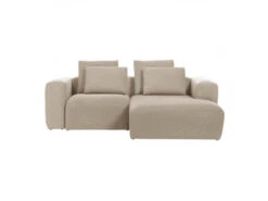 2-zit Met Chaise Longue Rechts BLOK - Beige Beige -Zuiver || RICHMOND Verkoop kave home blok 45642