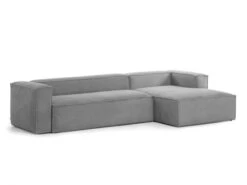 4-zit Met Chaise Longue Rechts BLOK - Grijs Grijs