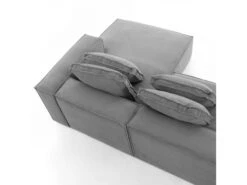 4-zit Met Chaise Longue Rechts BLOK - Grijs Grijs -Zuiver || RICHMOND Verkoop kave home blok 45683