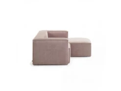 2-zit Met Chaise Longue Rechts BLOK - Roze Corduroy Roze -Zuiver || RICHMOND Verkoop kave home blok 45704