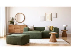 Hoekzetel BLOK - Groen Corduroy Groen -Zuiver || RICHMOND Verkoop kave home blok 66512