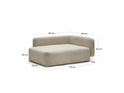 Klein Huisdierenbed BOWIE - Beige Beige -Zuiver || RICHMOND Verkoop kave home bowie 69691