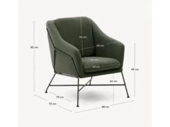 Fauteuil BRIDA - Groen Groen -Zuiver || RICHMOND Verkoop kave home brida 73278