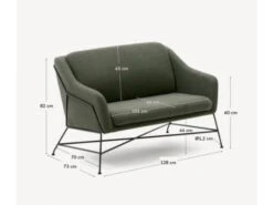 2-zitsbank BRIDA - Beige Beige -Zuiver || RICHMOND Verkoop kave home brida 73287