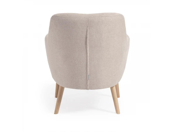 Fauteuil CANDELA - Beige Beige 4 Fauteuil CANDELA - Beige Beige - Afbeelding 4