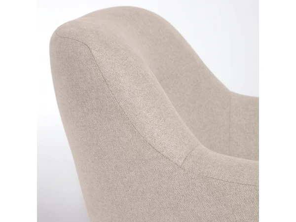 Fauteuil CANDELA - Beige Beige 5 Fauteuil CANDELA - Beige Beige - Afbeelding 5