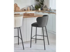 Barstoel CISELIA - Zwart Schapenvacht Zwart 15 Barstoel CISELIA - Zwart Schapenvacht Zwart -Zuiver || RICHMOND Verkoop kave home ciselia 66595