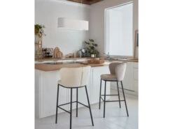 Barstoel CISELIA - Grijs Schapenvacht Grijs -Zuiver || RICHMOND Verkoop kave home ciselia 66614