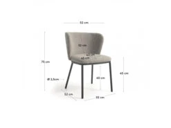 Stoel CISELIA - Grijs Grijs -Zuiver || RICHMOND Verkoop kave home ciselia 70556