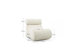 Fauteuil CLUB - Witte Schapenvacht Wit -Zuiver || RICHMOND Verkoop kave home club 71814