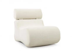 Fauteuil CLUB - Witte Schapenvacht Wit